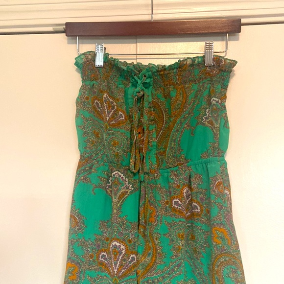 Strapless bohemian summer dress. - Picture 2 of 3